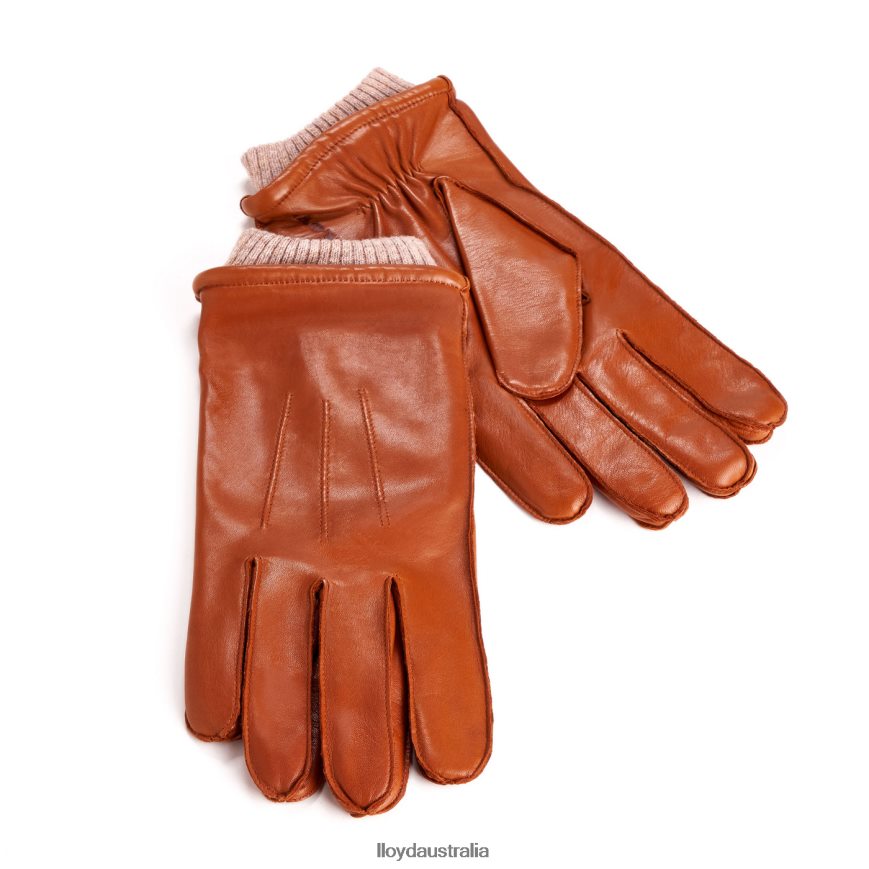 LLOYD Men leather GLOVES brown Accessories H6PTLF709