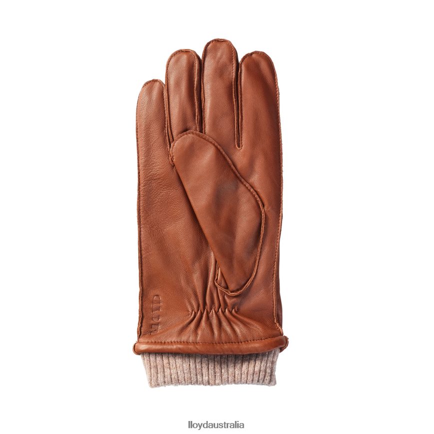 LLOYD Men leather GLOVES brown Accessories H6PTLF709