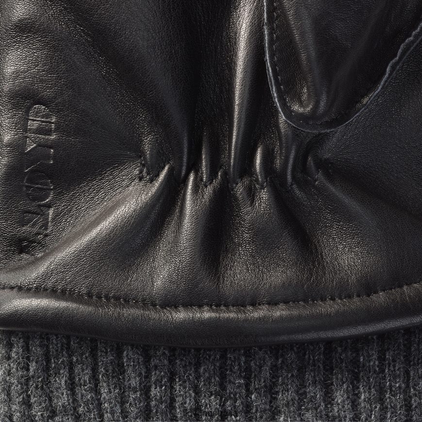 LLOYD Men sheepskin GLOVES black Accessories H6PTLF705