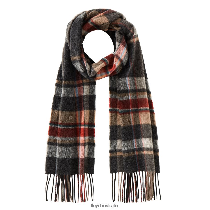 LLOYD Men CASHMERE SCALE grey Accessories H6PTLF703