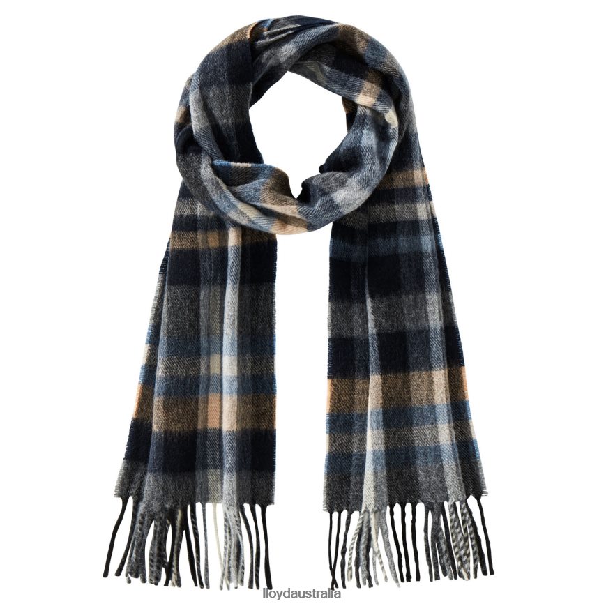 LLOYD Men WOOL/CASHMERE SCARF blue Accessories H6PTLF694