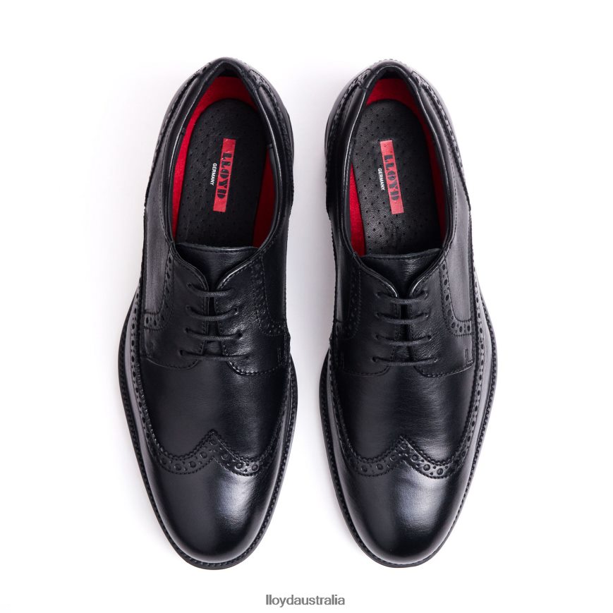 LLOYD Men KALEB (XTRAWIDE) black Shoes H6PTLF140