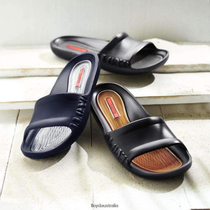 LLOYD Men BATH SLIDES blue Shoes H6PTLF714
