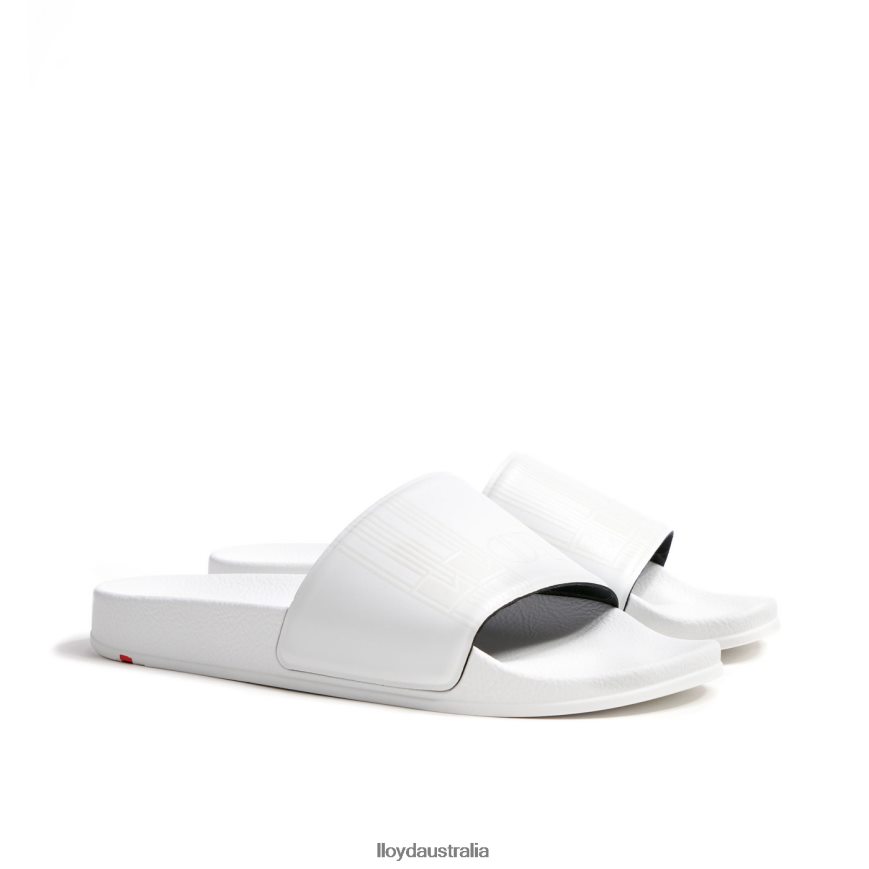 LLOYD Men BATH SLIDES white Shoes H6PTLF716