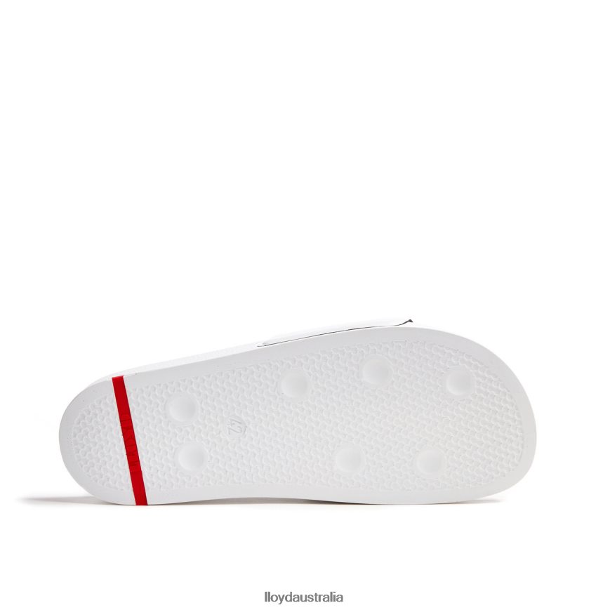 LLOYD Men BATH SLIDES white Shoes H6PTLF716