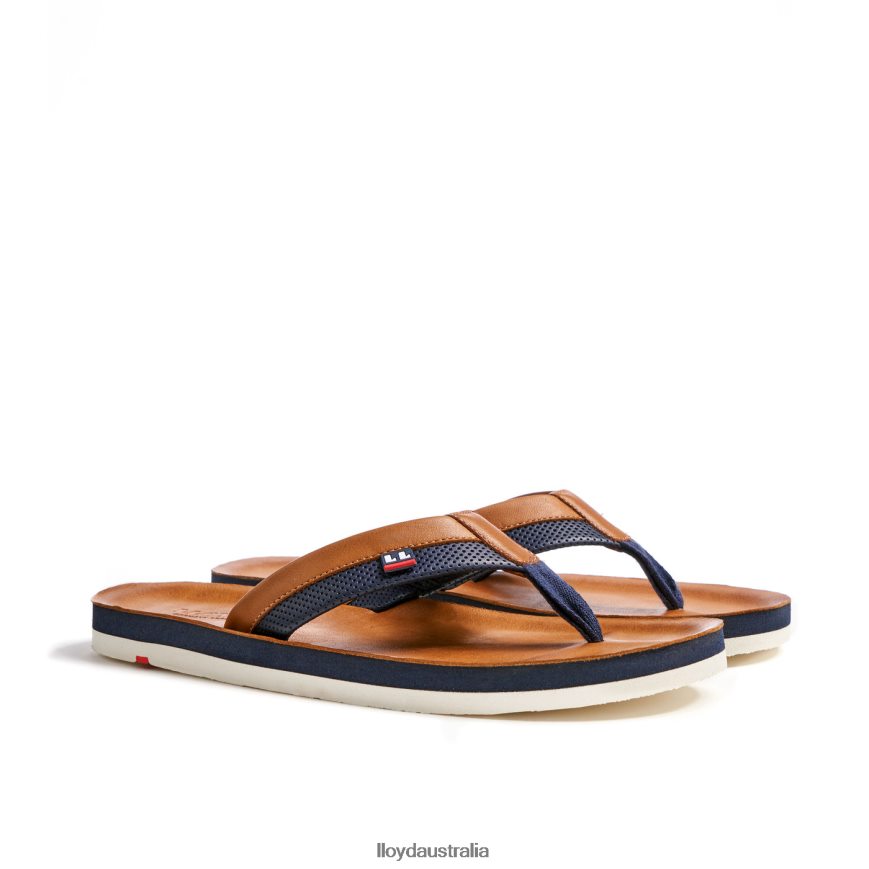 LLOYD Men FLIP FLOP brown Shoes H6PTLF718
