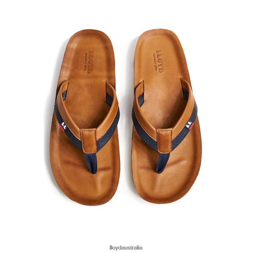 LLOYD Men FLIP FLOP brown Shoes H6PTLF718