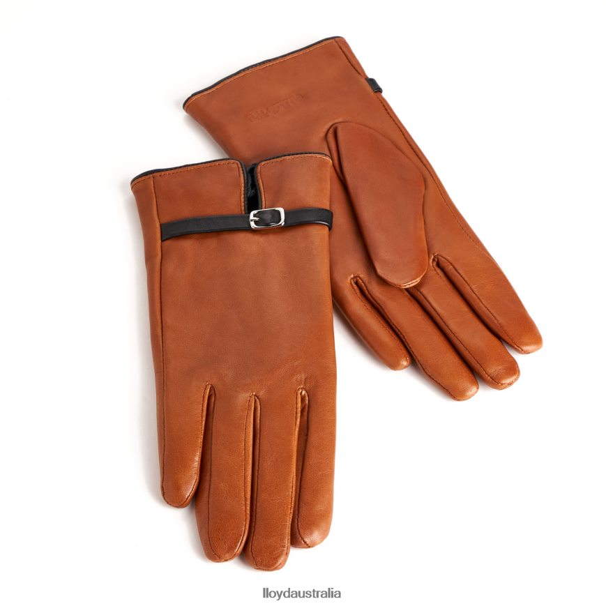 LLOYD Women wool-lined GLOVES brown Accessories H6PTLF1310