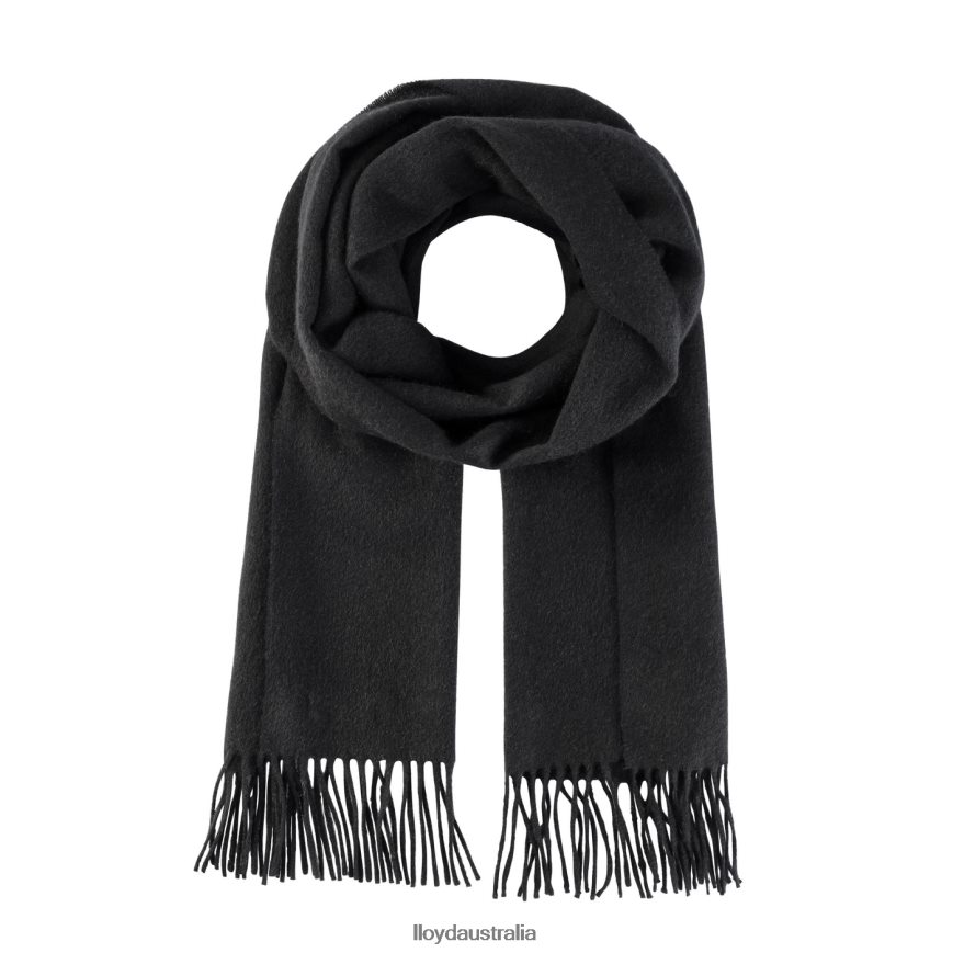 LLOYD Women WOOL/CASHMERE SCARF black Accessories H6PTLF1308