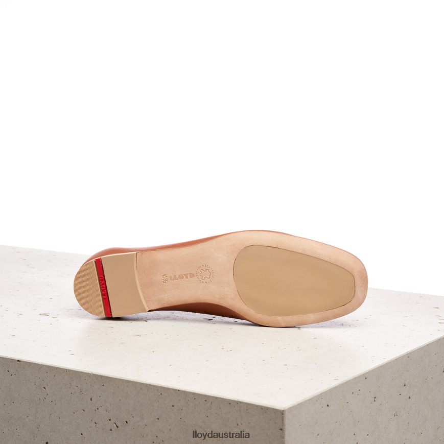 LLOYD Women LEATHER BALLERINA brown Shoes H6PTLF1256