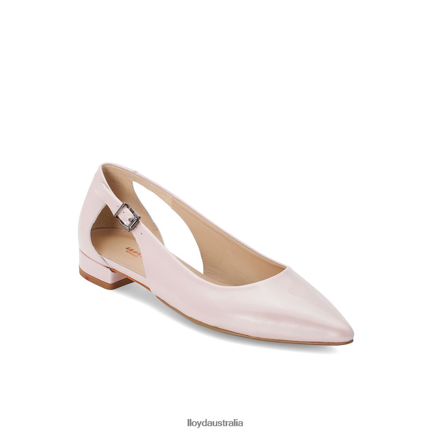 LLOYD Women PATENT LEATHER BALLERINA red Shoes H6PTLF1172