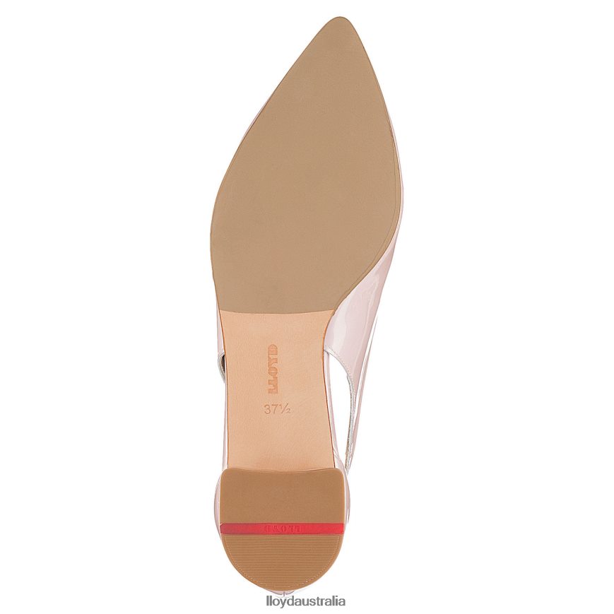 LLOYD Women PATENT LEATHER BALLERINA red Shoes H6PTLF1172