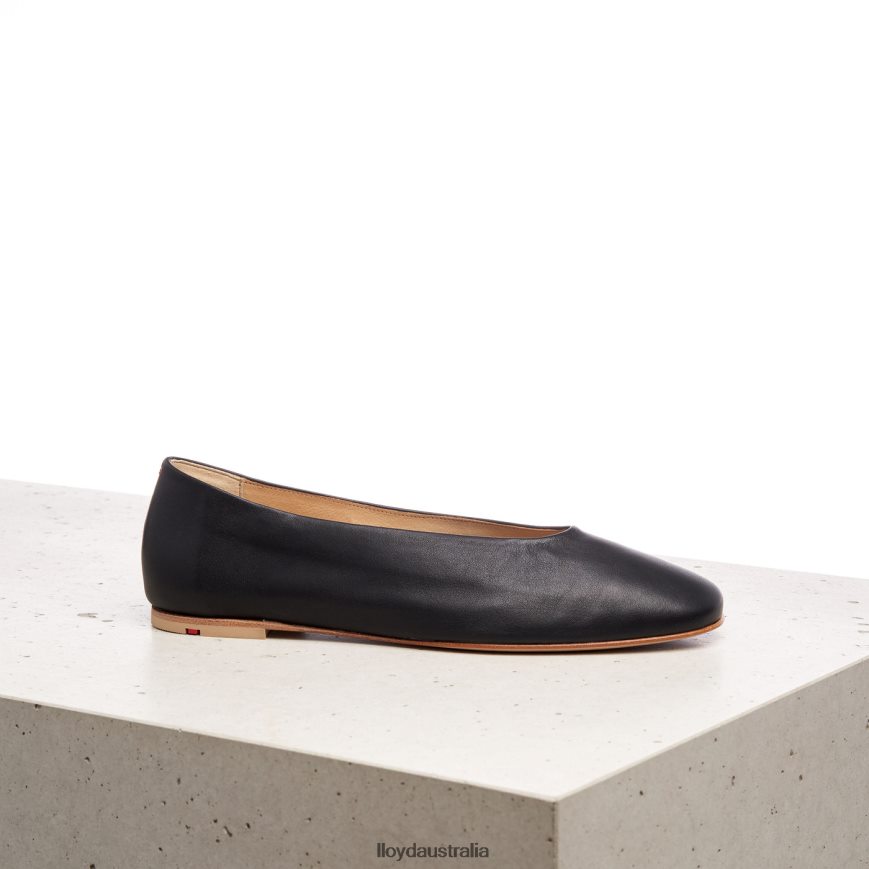 LLOYD Women SMOOTH LEATHER BALLERINA black Shoes H6PTLF1257