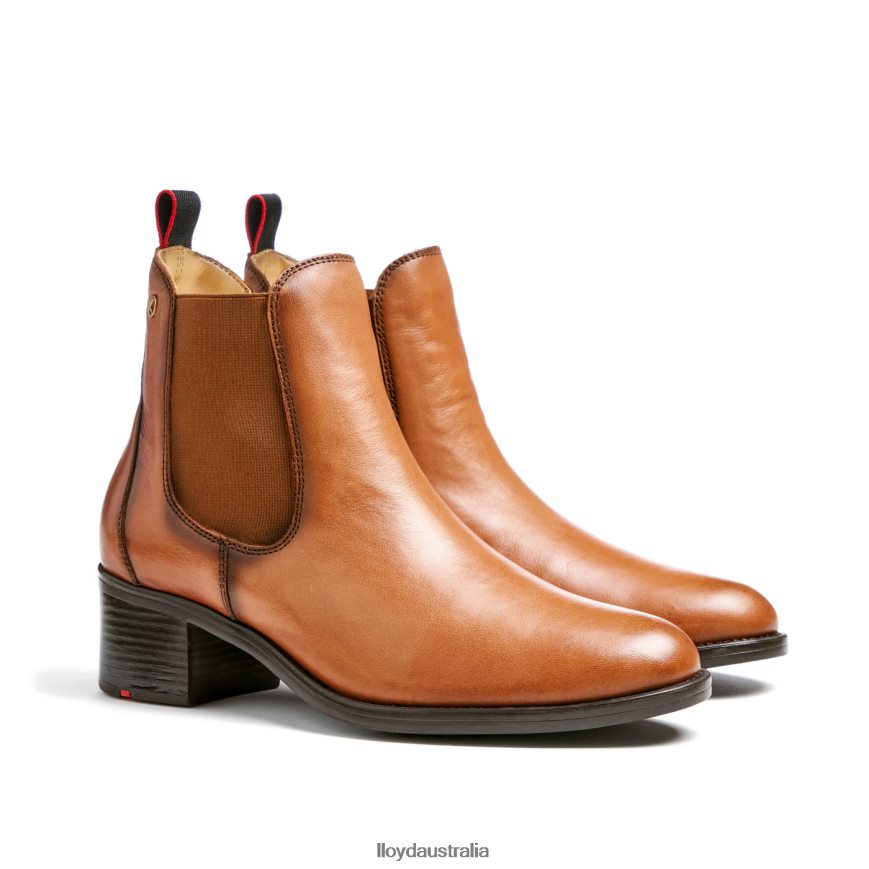 LLOYD Women LEATHER ANKLE BOOTS brown Shoes H6PTLF929