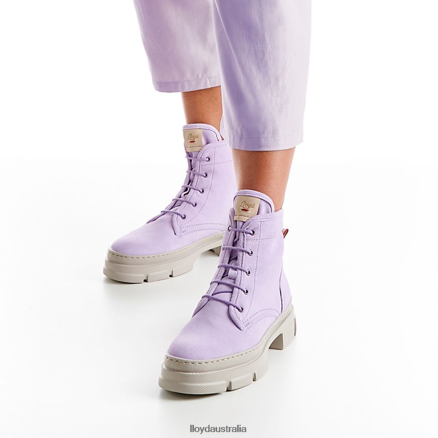 LLOYD Women LIGHT SOLE ANKLE BOOTS purple Shoes H6PTLF917