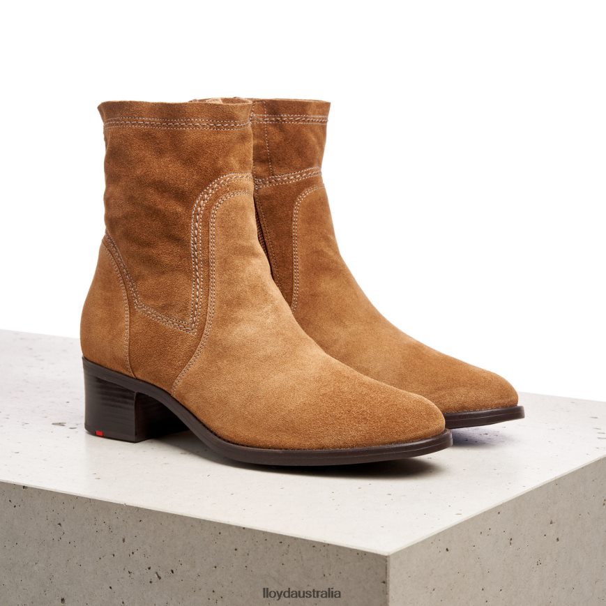 LLOYD Women breathable ANKLE BOOTS brown Shoes H6PTLF962