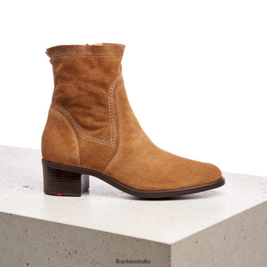 LLOYD Women breathable ANKLE BOOTS brown Shoes H6PTLF962