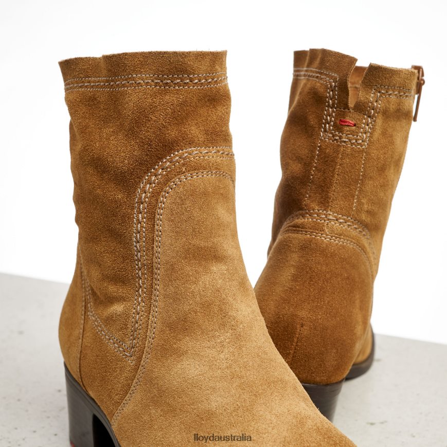 LLOYD Women breathable ANKLE BOOTS brown Shoes H6PTLF962