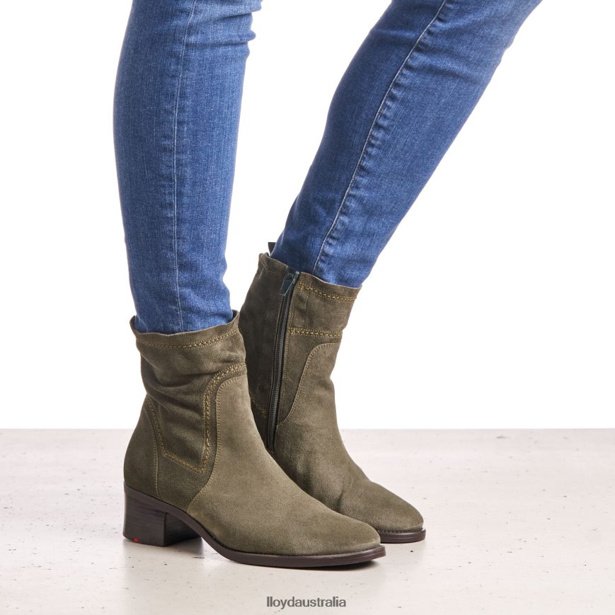 LLOYD Women breathable ANKLE BOOTS green Shoes H6PTLF992