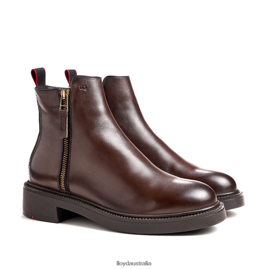 LLOYD Women classic ANKLE BOOT brown Shoes H6PTLF876