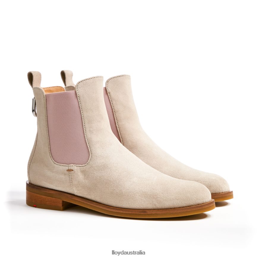 LLOYD Women easy slipping-into ANKLE BOOTS white Shoes H6PTLF980