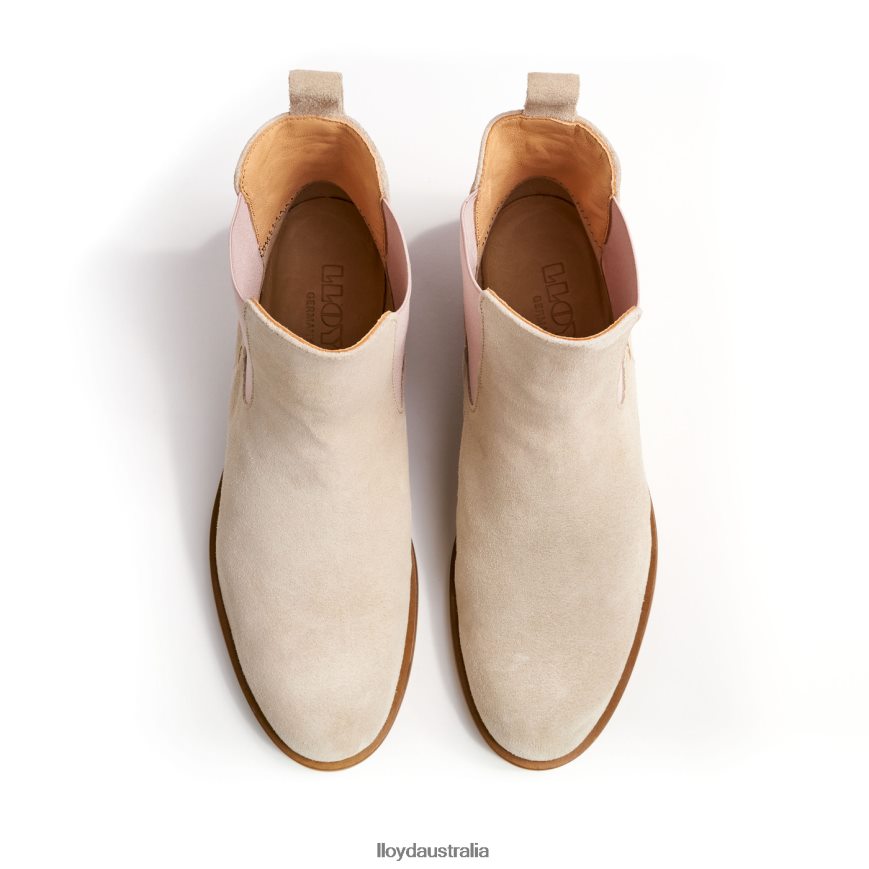 LLOYD Women easy slipping-into ANKLE BOOTS white Shoes H6PTLF980