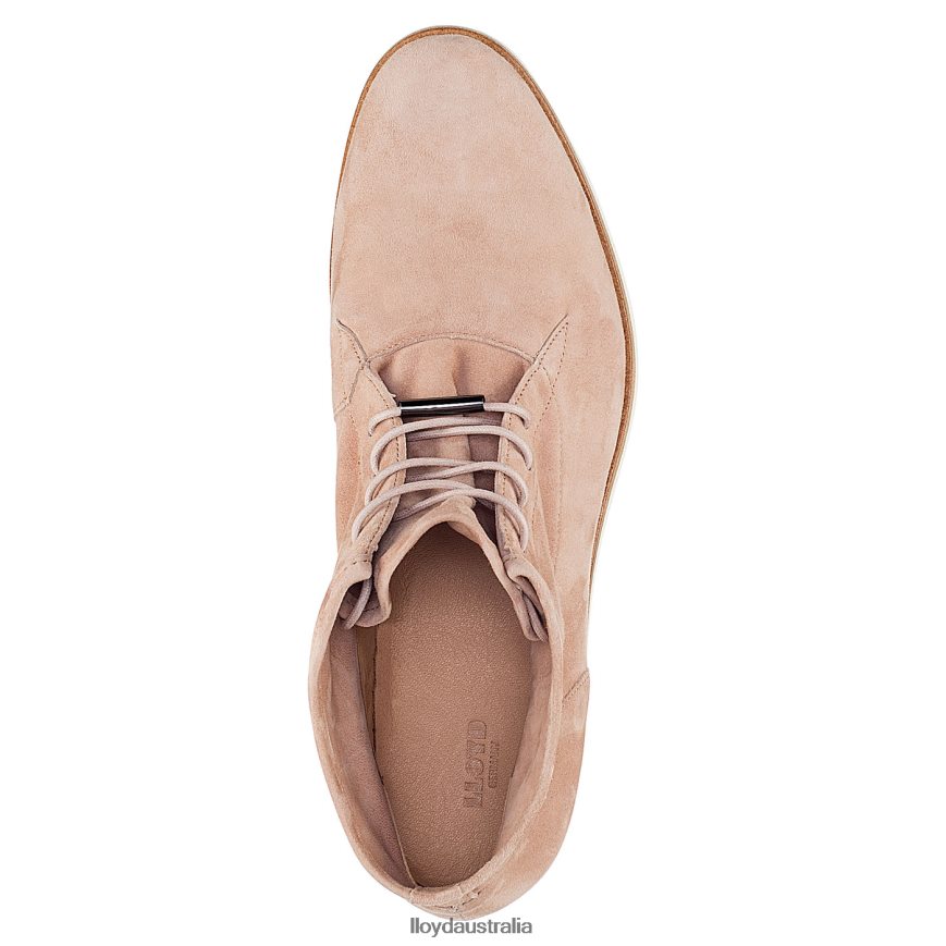 LLOYD Women lace-up ANKLE BOOTS beige Shoes H6PTLF991