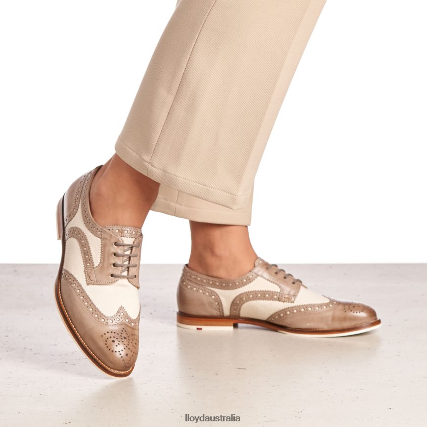 LLOYD Women LACE LEATHER HALF SHOES beige Shoes H6PTLF1065