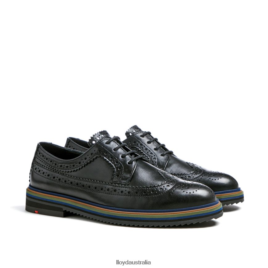 LLOYD Women LACE LEATHER HALF SHOES black Shoes H6PTLF1031