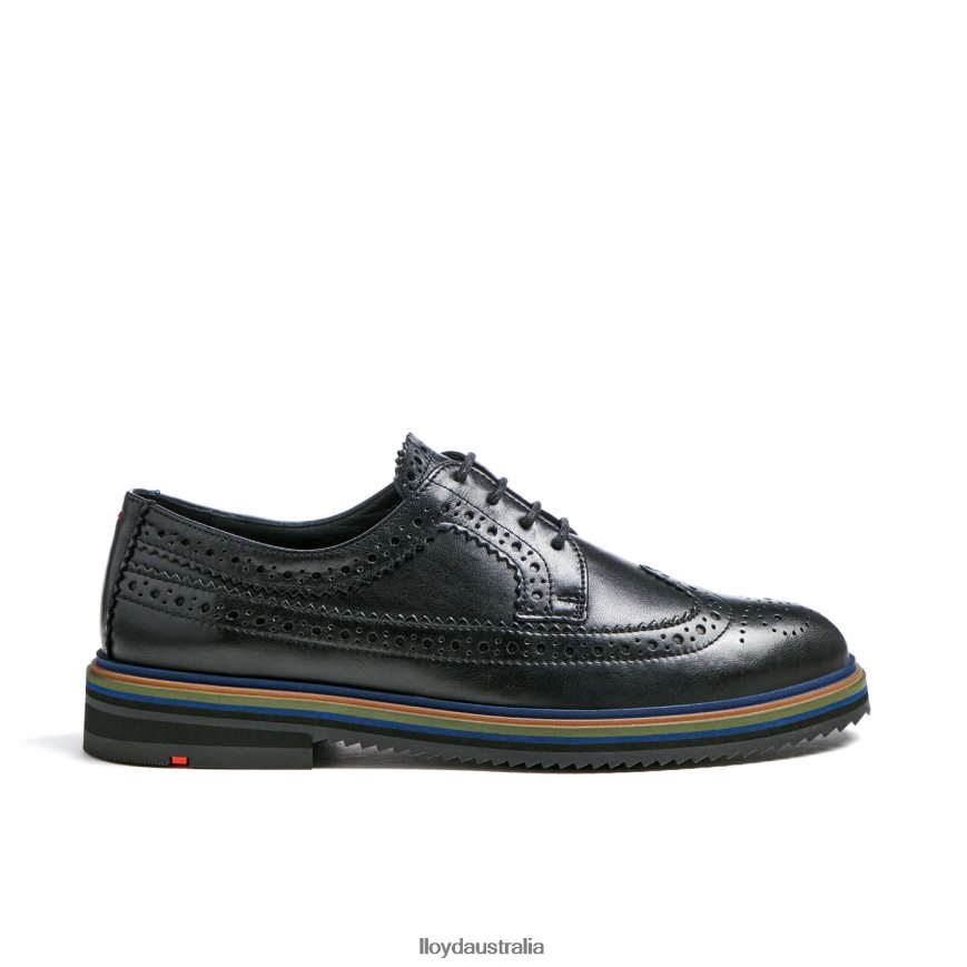 LLOYD Women LACE LEATHER HALF SHOES black Shoes H6PTLF1031