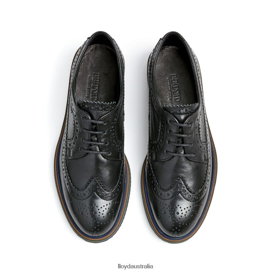 LLOYD Women LACE LEATHER HALF SHOES black Shoes H6PTLF1031