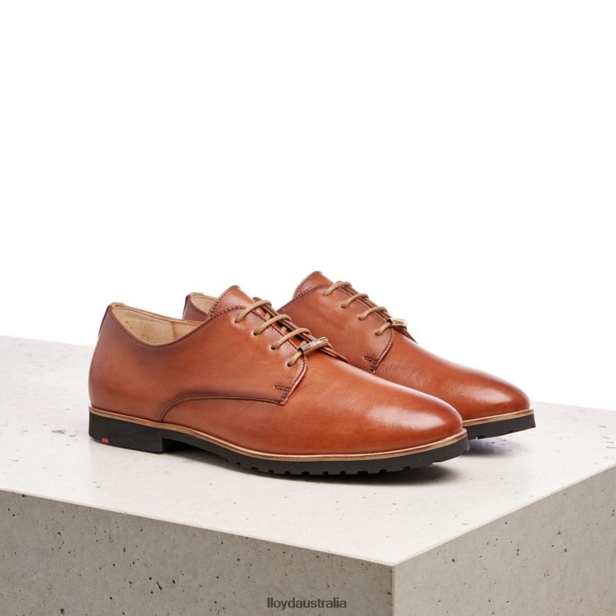 LLOYD Women LACE LEATHER HALF SHOES brown Shoes H6PTLF1057