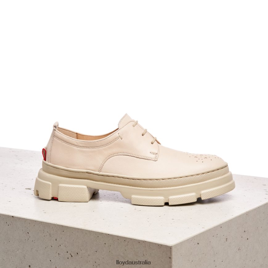 LLOYD Women LACE SMOOTH LEATHER HALF SHOES beige Shoes H6PTLF1178