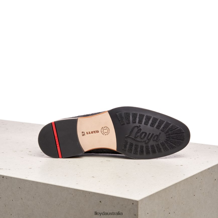 LLOYD Women LACE SMOOTH LEATHER HALF SHOES black Shoes H6PTLF1076