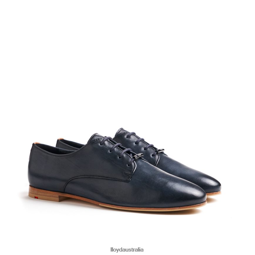 LLOYD Women LACE SMOOTH LEATHER HALF SHOES blue Shoes H6PTLF1066