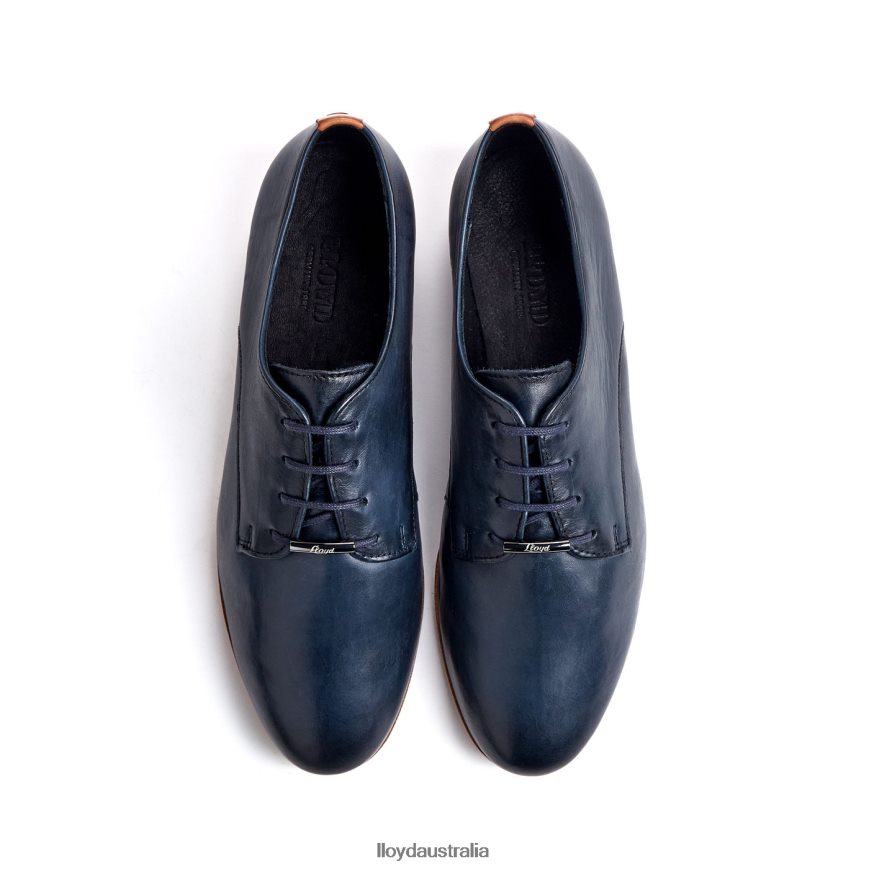 LLOYD Women LACE SMOOTH LEATHER HALF SHOES blue Shoes H6PTLF1066
