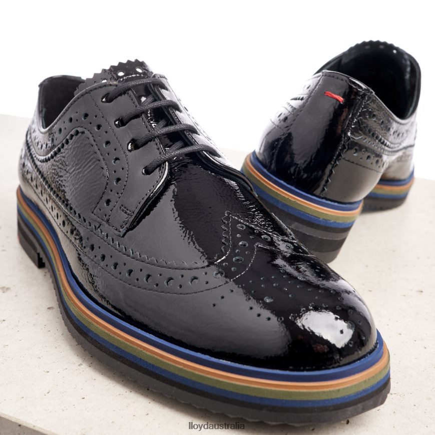 LLOYD Women LACE UP HALF SHOES black Shoes H6PTLF1043
