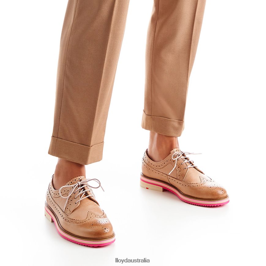 LLOYD Women LACE UP HALF SHOES brown Shoes H6PTLF1063
