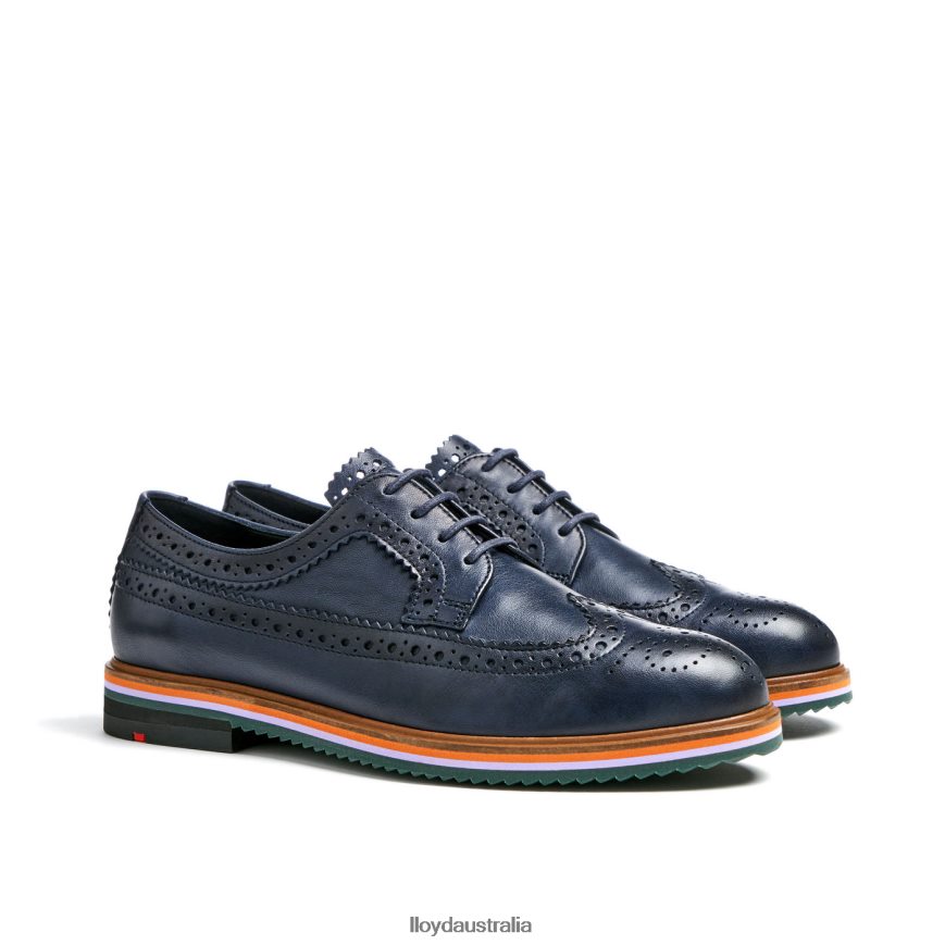 LLOYD Women LEATHER LACE HALF SHOES blue Shoes H6PTLF1033