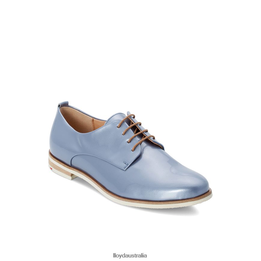 LLOYD Women PATENT LACE UP HALF SHOES blue Shoes H6PTLF1088