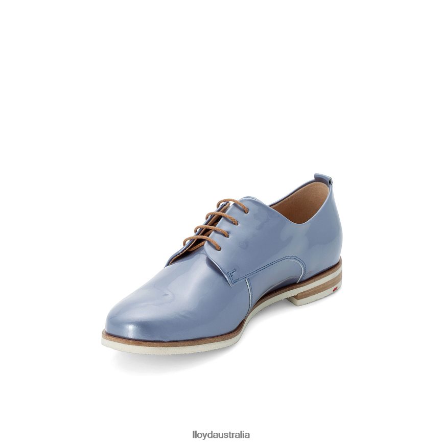 LLOYD Women PATENT LACE UP HALF SHOES blue Shoes H6PTLF1088
