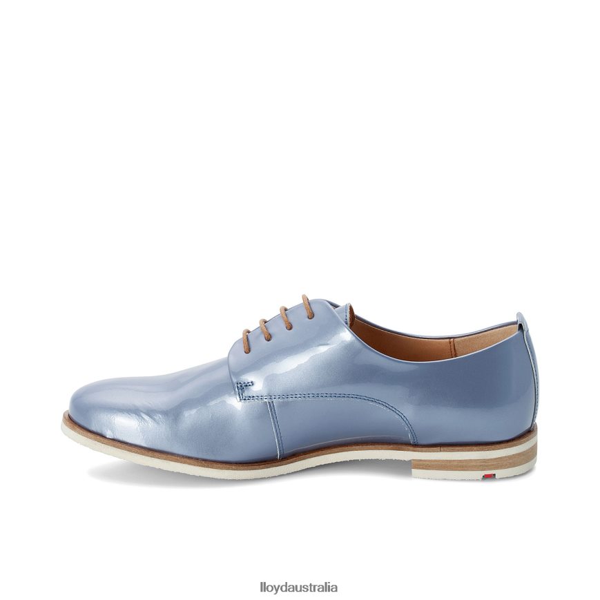 LLOYD Women PATENT LACE UP HALF SHOES blue Shoes H6PTLF1088