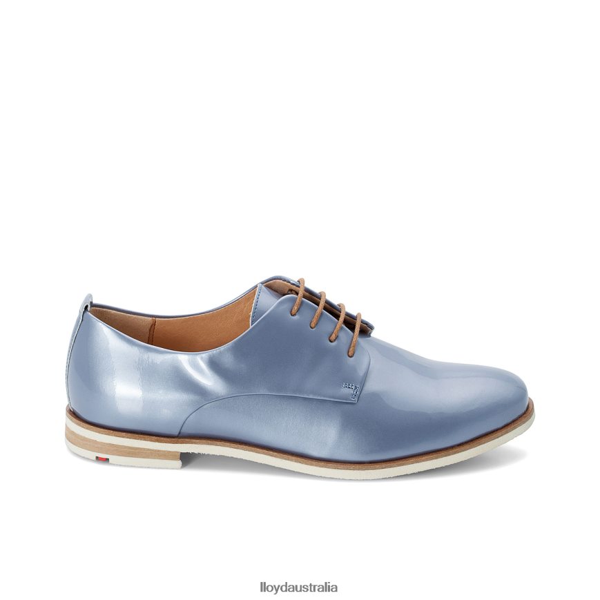 LLOYD Women PATENT LACE UP HALF SHOES blue Shoes H6PTLF1088