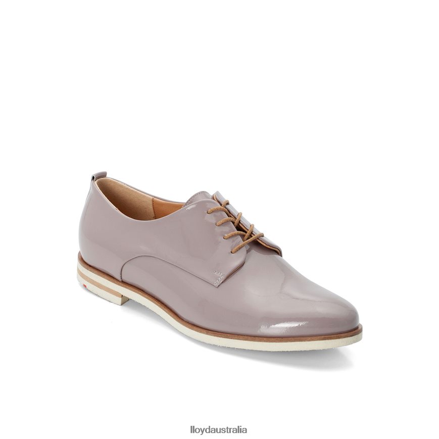 LLOYD Women PATENT LACE UP HALF SHOES grey Shoes H6PTLF1078