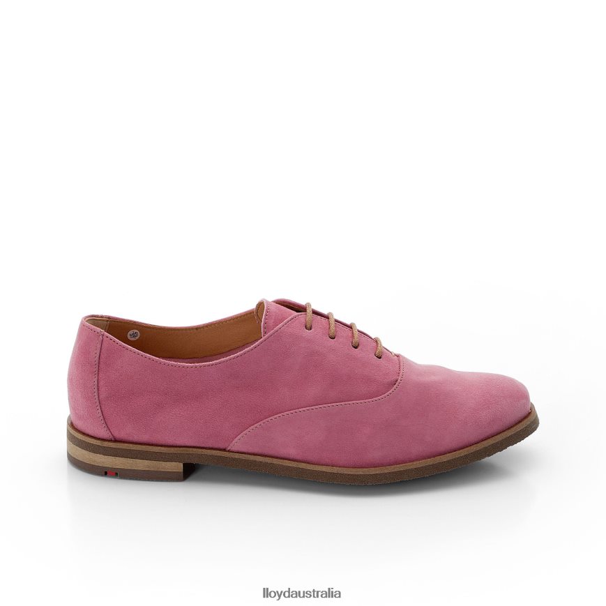 LLOYD Women ROGH LEATHER LACE HALF SHOES red Shoes H6PTLF1183