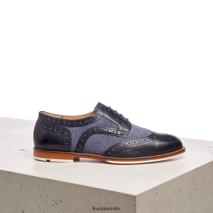 LLOYD Women SMOOTH LEATHER LACE HALF SHOES blue Shoes H6PTLF1086