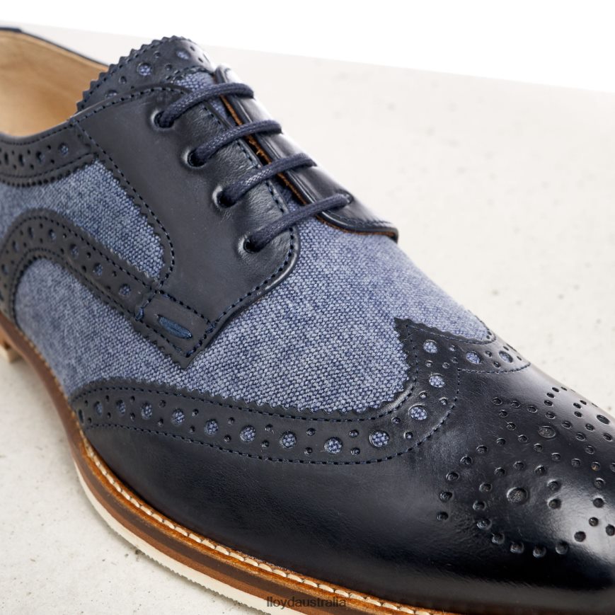 LLOYD Women SMOOTH LEATHER LACE HALF SHOES blue Shoes H6PTLF1086