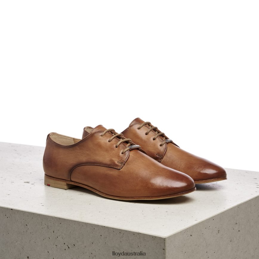 LLOYD Women SMOOTH LEATHER LACE HALF SHOES brown Shoes H6PTLF1067