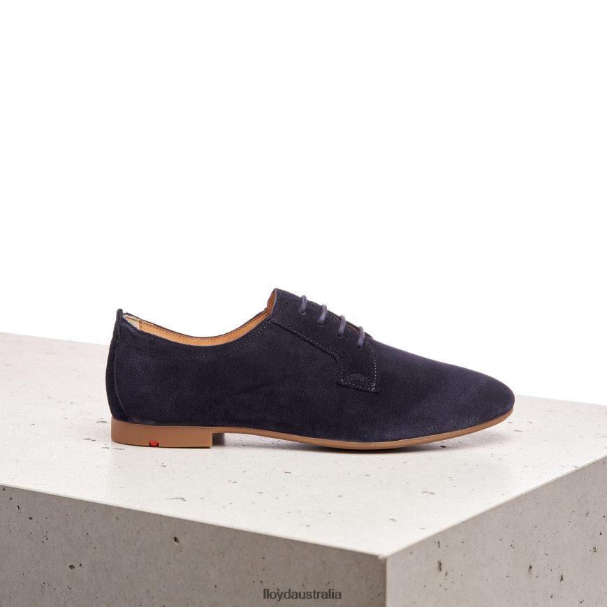 LLOYD Women SUEDE LACE UP HALF SHOES blue Shoes H6PTLF1188