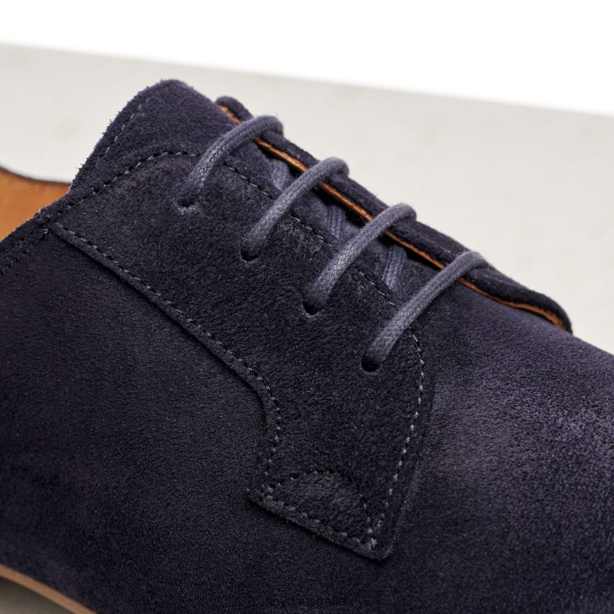 LLOYD Women SUEDE LACE UP HALF SHOES blue Shoes H6PTLF1188